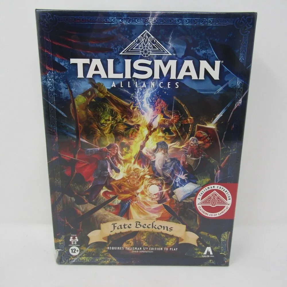 Talisman Alliances Fate Beckons Expansion Board Game NEW Sealed Cooperative